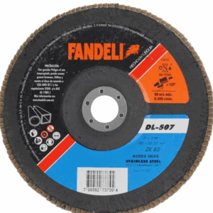 DISCO LAMINADO 7" X 7/8  Z-80 (INOX) DL-506 FANDELI