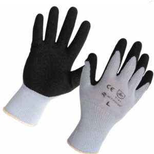 GUANTE 50 % POLIESTER PALMA LATEX TALLA 9 (L)