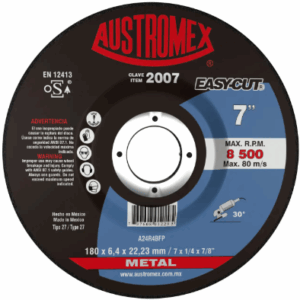DISCO DE DESBASTE 7 x 1/4 x 7/8 ESAY-CUT, AUSTROMEX