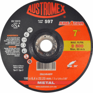 DISCO DE DESBASTE  7 x 1/4 x 7/8  AUSTROMEX