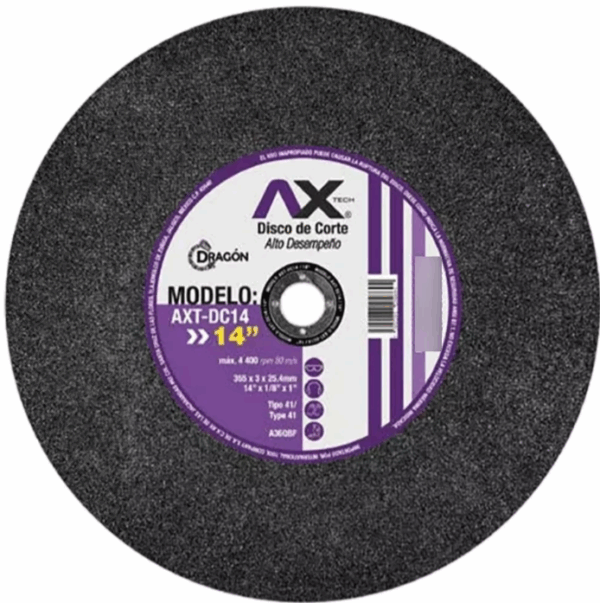 DISCO DE CORTE DE 14" AXTECH