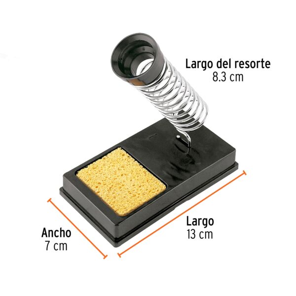 Base para cautín tipo lápiz con limpiador de esponja, Truper - Image 2