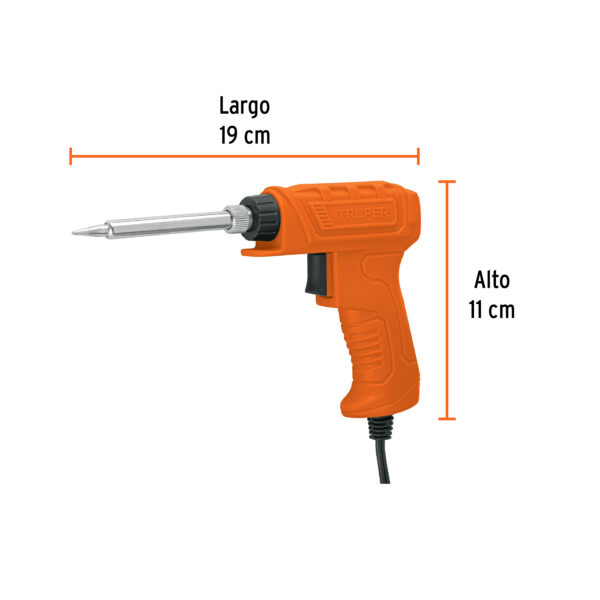 Cautín 40 W profesional tipo pistola para electrónica - Image 2