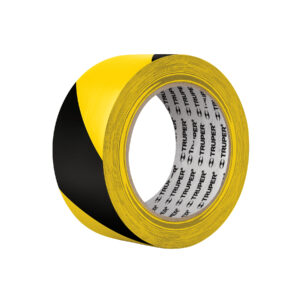 Rollo de 33 m de cinta delimitadora amarilla / negra, Truper