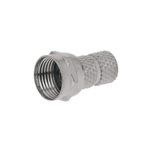 Bolsa c/4 conectores coaxiales RG 59 de enroscar, Volteck
