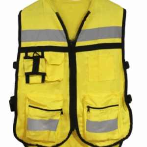 CHALECO BRIGADISTA C/ REFLEJANTE BOLSA AMARILLO