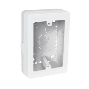 Caja de contactos p/canaleta 3" x 5", blanca, Volteck