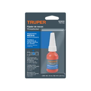 Fijador de roscas, removible, 10 ml, azul, Truper