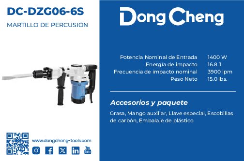 MARTILLO DEMOLEDOR 1400 W 3900 IPM - Image 2