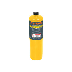 Cilindro de gas propileno de 400g, amarillo, TRUPER