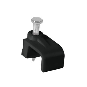 Bolsa c/500 grapas blancas 6 x 9.5 mm p/cable plano