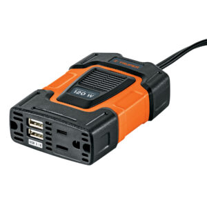 INVERSOR DE CORRIENTE 120W CON PUERTOS USB, TRUPER