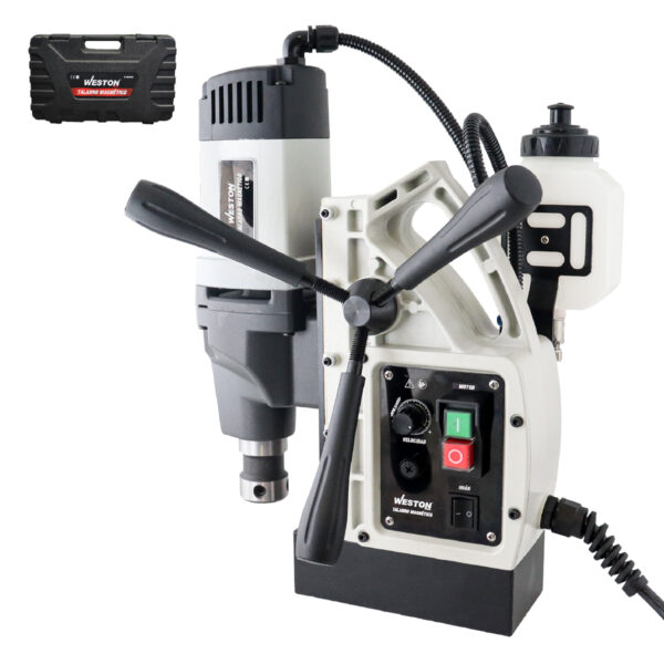 TALADRO MAGNÉTICO 50MM X 35MM 1700W BROQUERO 1/2" ZANCO WELDON 3/4" 110V