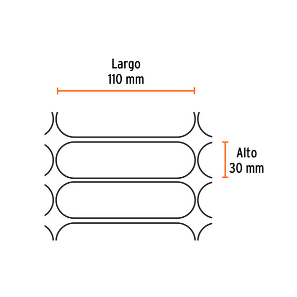 Rollo de 30 m de malla de seguridad, Truper - Image 2
