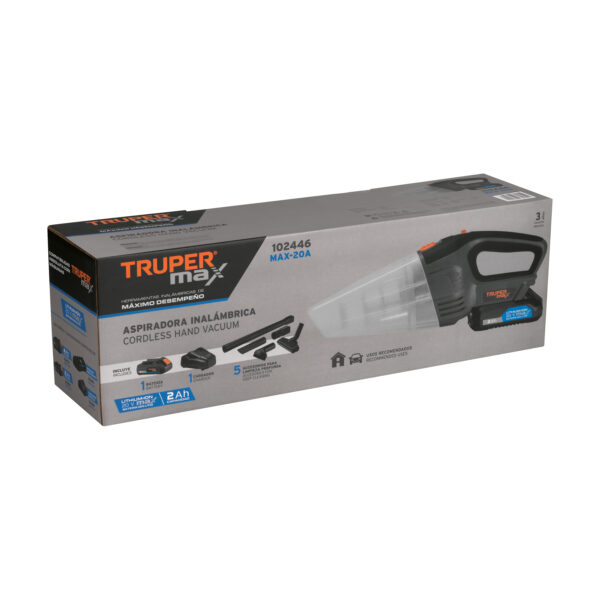 ASPIRADORA INALAMBRICA PARA AUTO 20V MAX TRUPER - Image 2