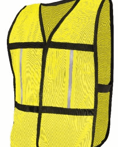 CHALECO MALLA AMARILLO CON REFLEJANTE