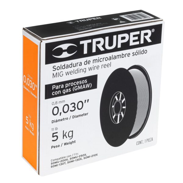 Caja con 5 kg de microalambre sólido para procesos con gas - Image 2