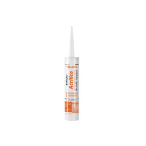 Sellador acrilico de 280 ml, transparente, Truper