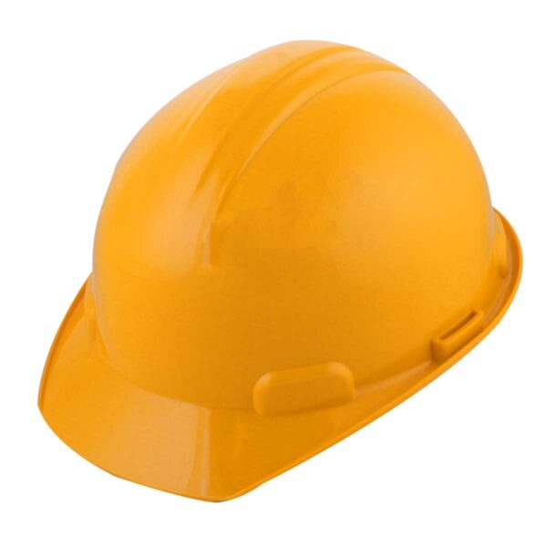 CASCO DE SEGURIDAD TIPO CACHUCHA C/MATRACA AMARILLO