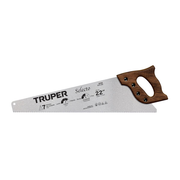 Serrucho 22" Selecto, 7 DPP, Truper