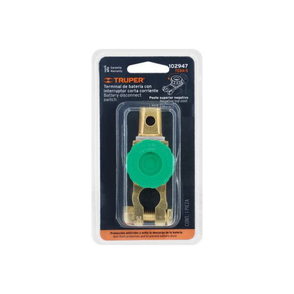 TERMINAL P/BATERIA CON INTERRUPTOR SWITCH, TRUPER - Image 2