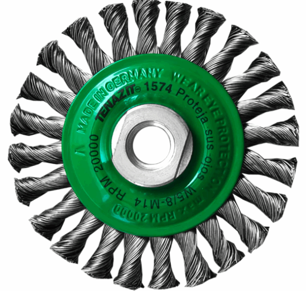 CEPILLO CIRCULAR TRENZ INOX. 4" X 0.020 MR.A (MAGMA) TENAZIT - Image 2