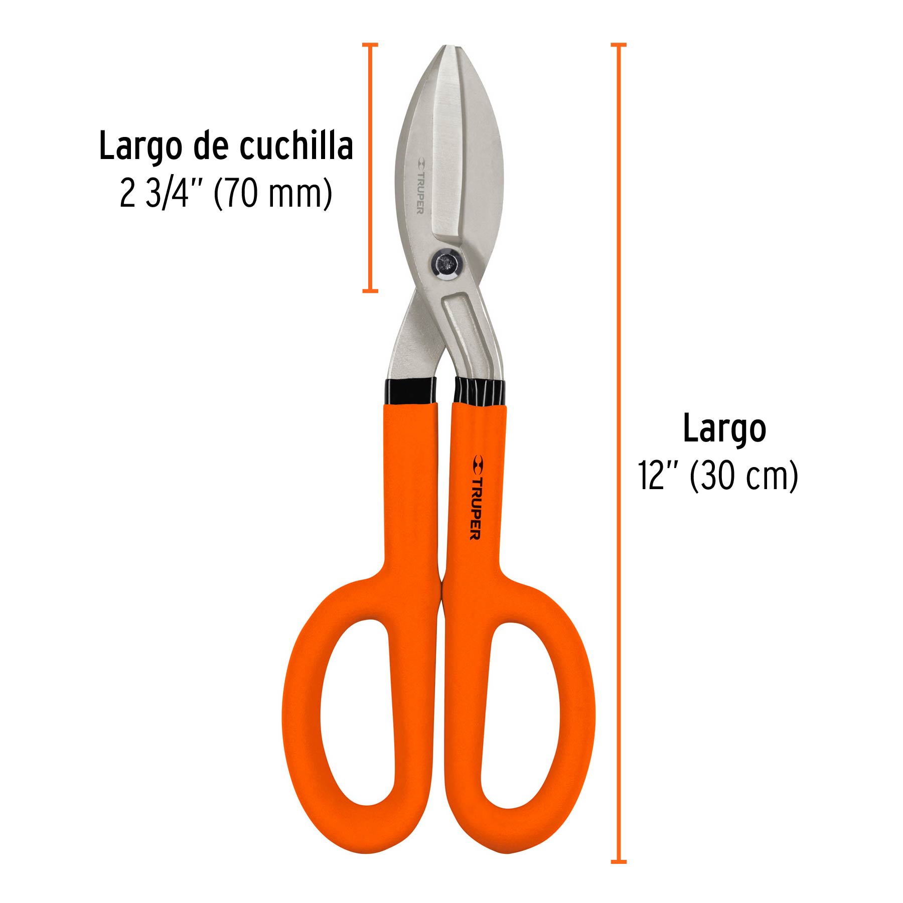 Tijera para hojalatero 12", Truper - Image 2