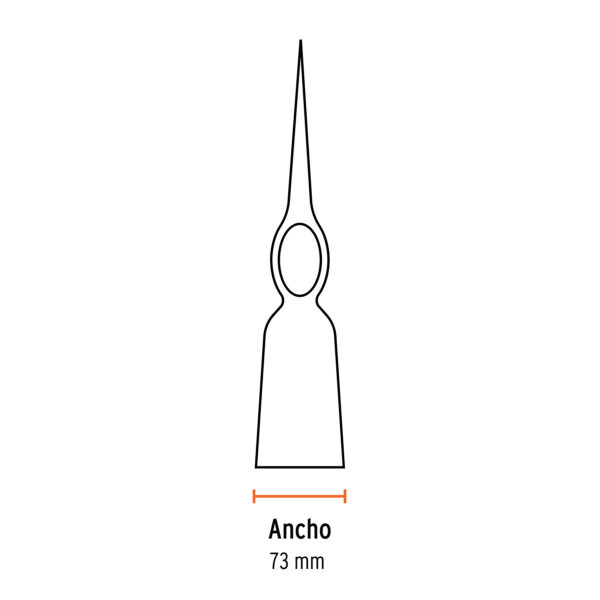Talacho-hacha 2.5 lbs, sin mango - Image 2