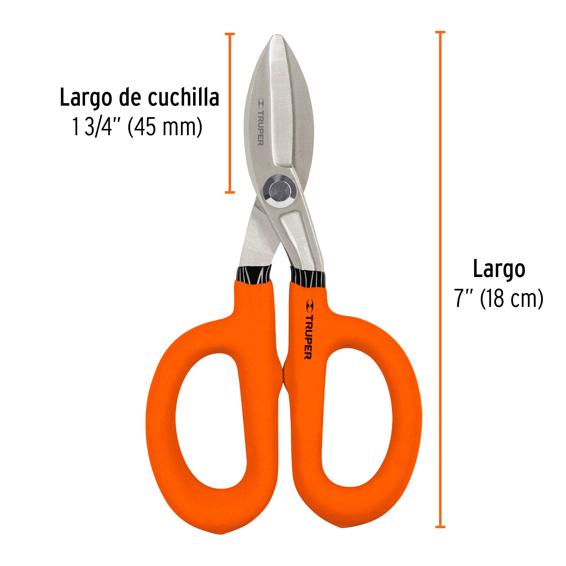 Tijera para hojalatero 7", Truper - Image 2