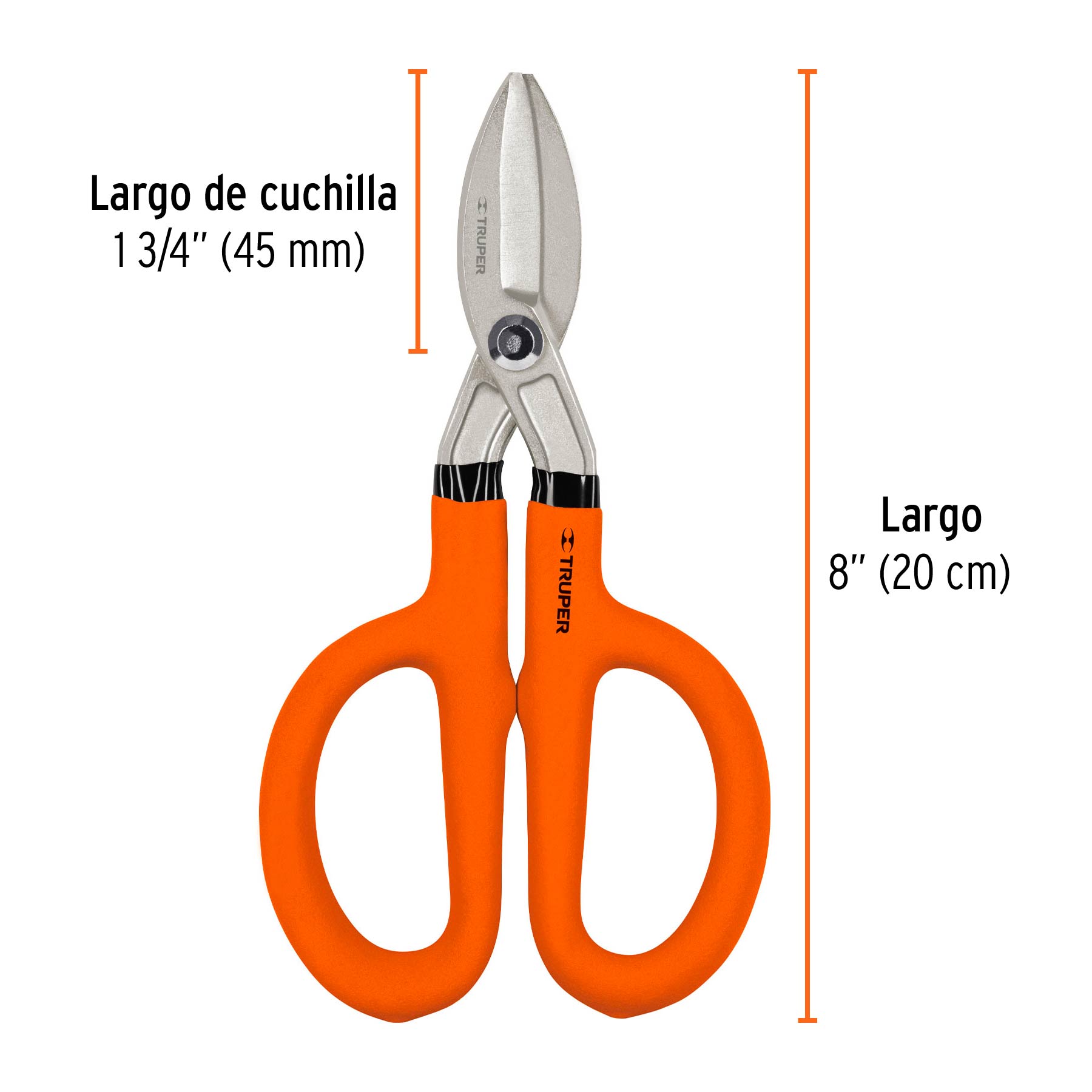 Tijera para hojalatero 8", Truper - Image 2