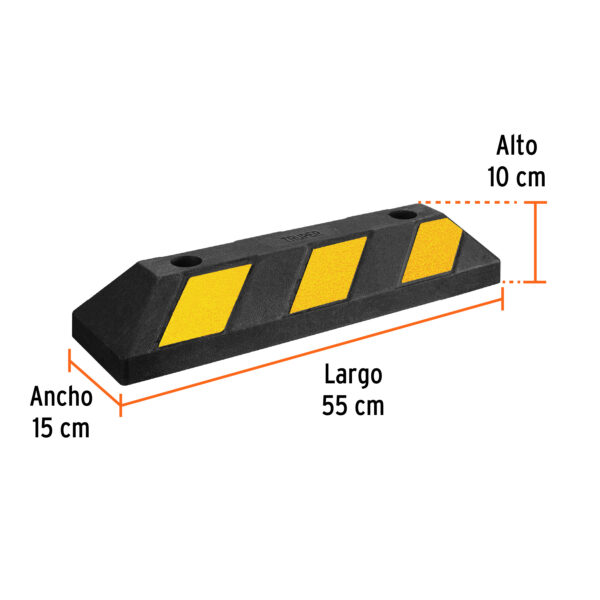 Tope de 55 cm para estacionamiento, Truper - Image 2