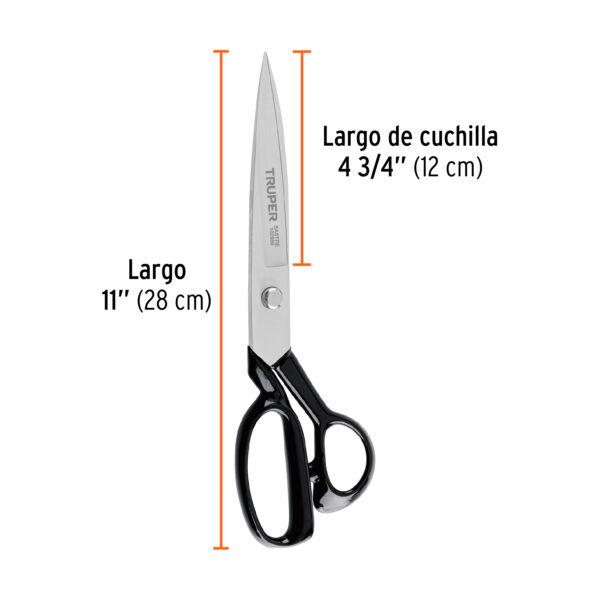 Tijera 11" para sastre, TRUPER - Image 2