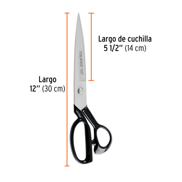 Tijera 12" para sastre, TRUPER - Image 2