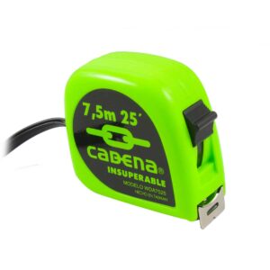FLEXOMETRO CADENA 7.5 MTS NEON