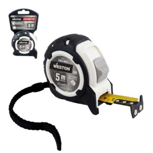 FLEXOMETRO 5M X 19MM BLANCO ANTI IMPACTO