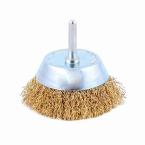 CEPILLO DE COPA ONDULADO 3" C/VASTAGO 1/4" A. LATONADO .012" WESTON