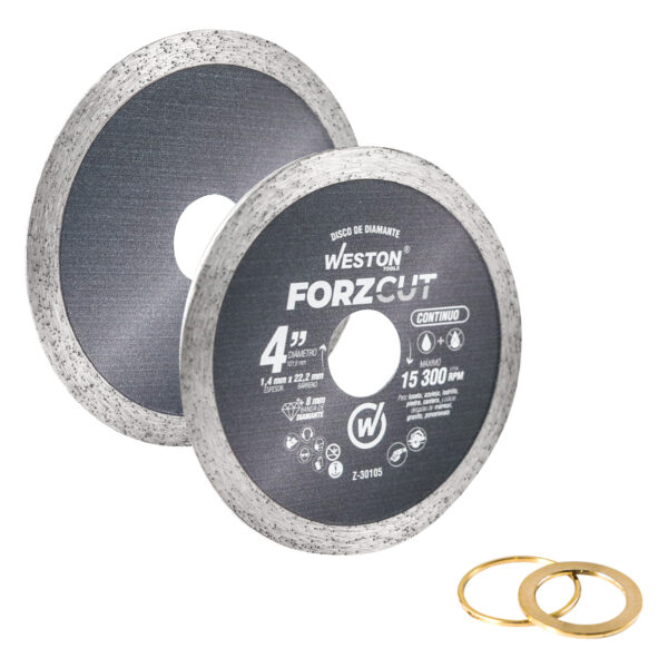 DISCO DE DIAMANTE RIN CONTINUO 4-1/2" FORZCUT WESTON - Image 2