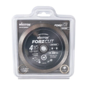 DISCO DE DIAMANTE RIN CONTINUO 4-1/2" FORZCUT WESTON