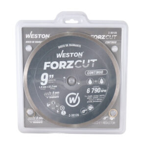 DISCO DE DIAMANTE RIN CONTINUO 9" FORZCUT WESTON