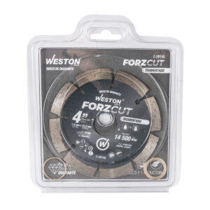 DISCO DE DIAMANTE RIN SEGMENTADO 4" FORZCUT WESTON