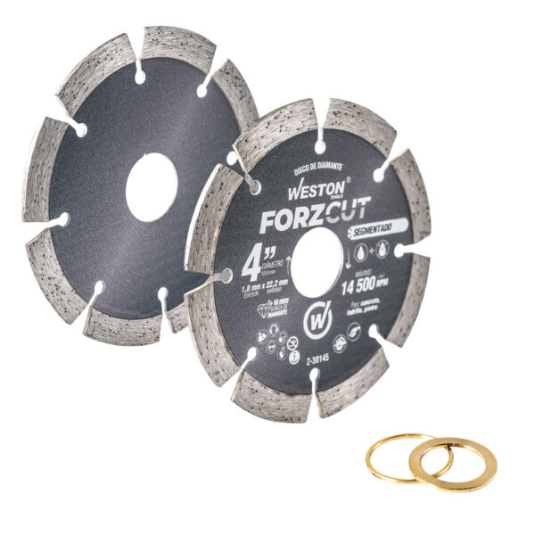 DISCO DE DIAMANTE RIN SEGMENTADO 4" FORZCUT WESTON - Image 2