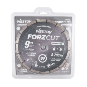 DISCO DE DIAMANTE RIN SEGMENTADO 9" FORZCUT WESTON
