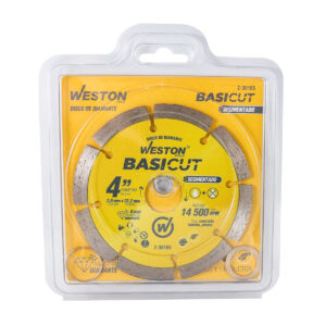 DISCO DE DIAMANTE RIN SEGMENTADO 4" BASICUT WESTON