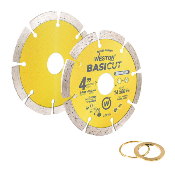 DISCO DE DIAMANTE RIN SEGMENTADO 4" BASICUT WESTON - Image 3