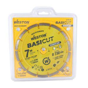 DISCO DE DIAMANTE RIN SEGMENTADO 7" BASICUT WESTON