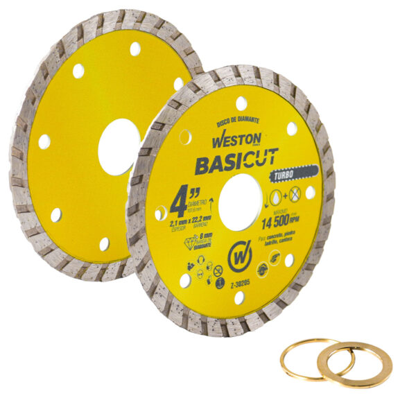 DISCO DE DIAMANTE RIN TURBO 4" BASICUT WESTON - Image 3