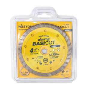 DISCO DE DIAMANTE RIN TURBO 4-1/2" BASICUT WESTON