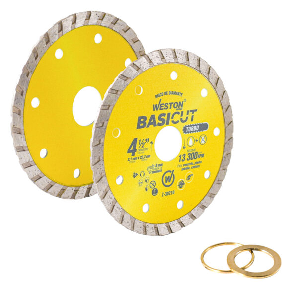 DISCO DE DIAMANTE RIN TURBO 4-1/2" BASICUT WESTON - Image 3
