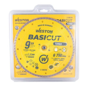 DISCO DE DIAMANTE RIN TURBO 9" BASICUT WESTON