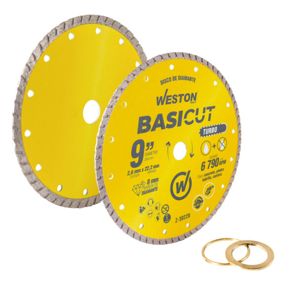 DISCO DE DIAMANTE RIN TURBO 9" BASICUT WESTON - Image 3